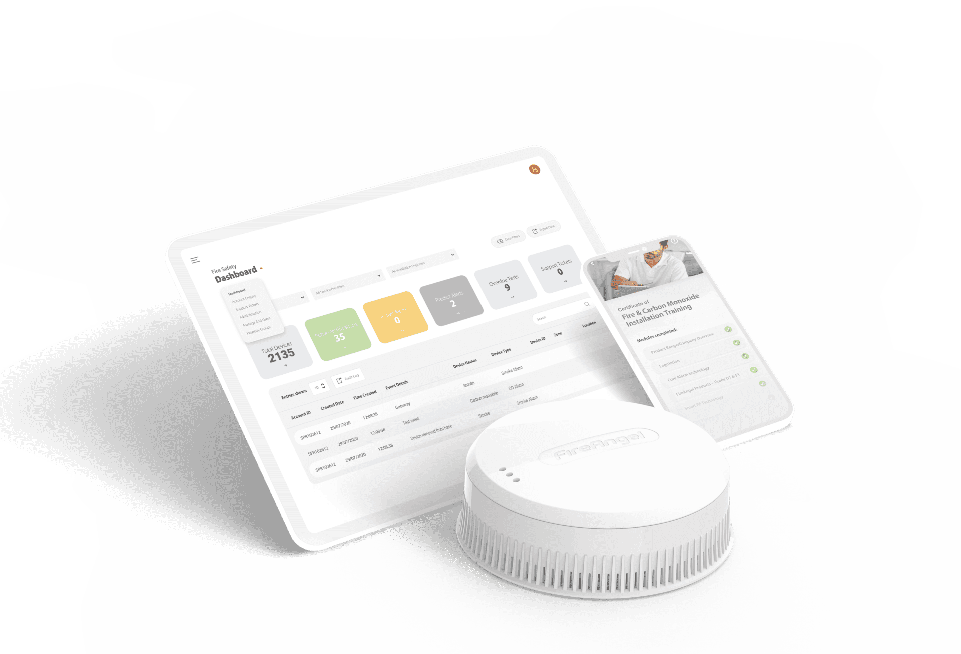 Image 'Dashboard 3' (FireAngel Connected)