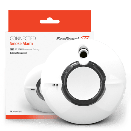 Pro Connected Smart Smoke Alarm, Battery Powered image