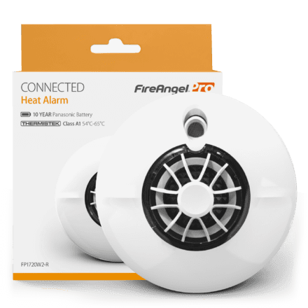 Pro Connected Kitchen Heat Alarm, Battery Powered image