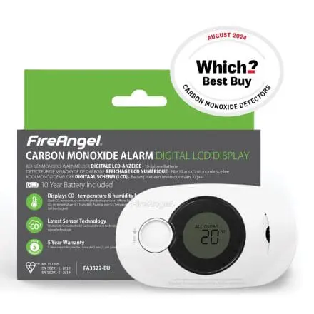 Digital Display Carbon Monoxide Alarm image