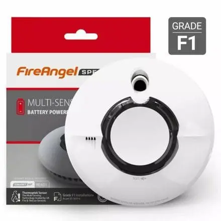Specification 10 Year Multi‑Sensor Smoke Alarm, Battery Powered image