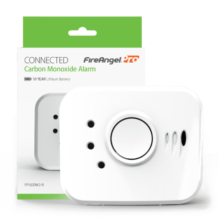 Pro Connected Smart Carbon Monoxide Alarm, Battery Powered image