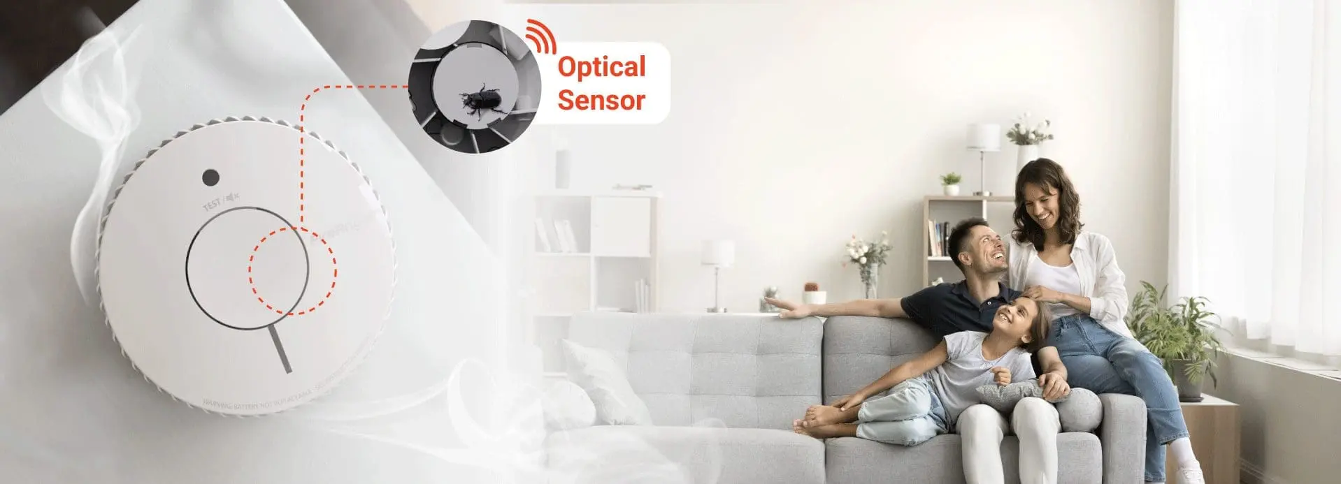 false smoke detector beeping due to false alarm