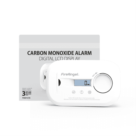 Compact Digital Display Carbon Monoxide Alarm, Replaceable Batteries image