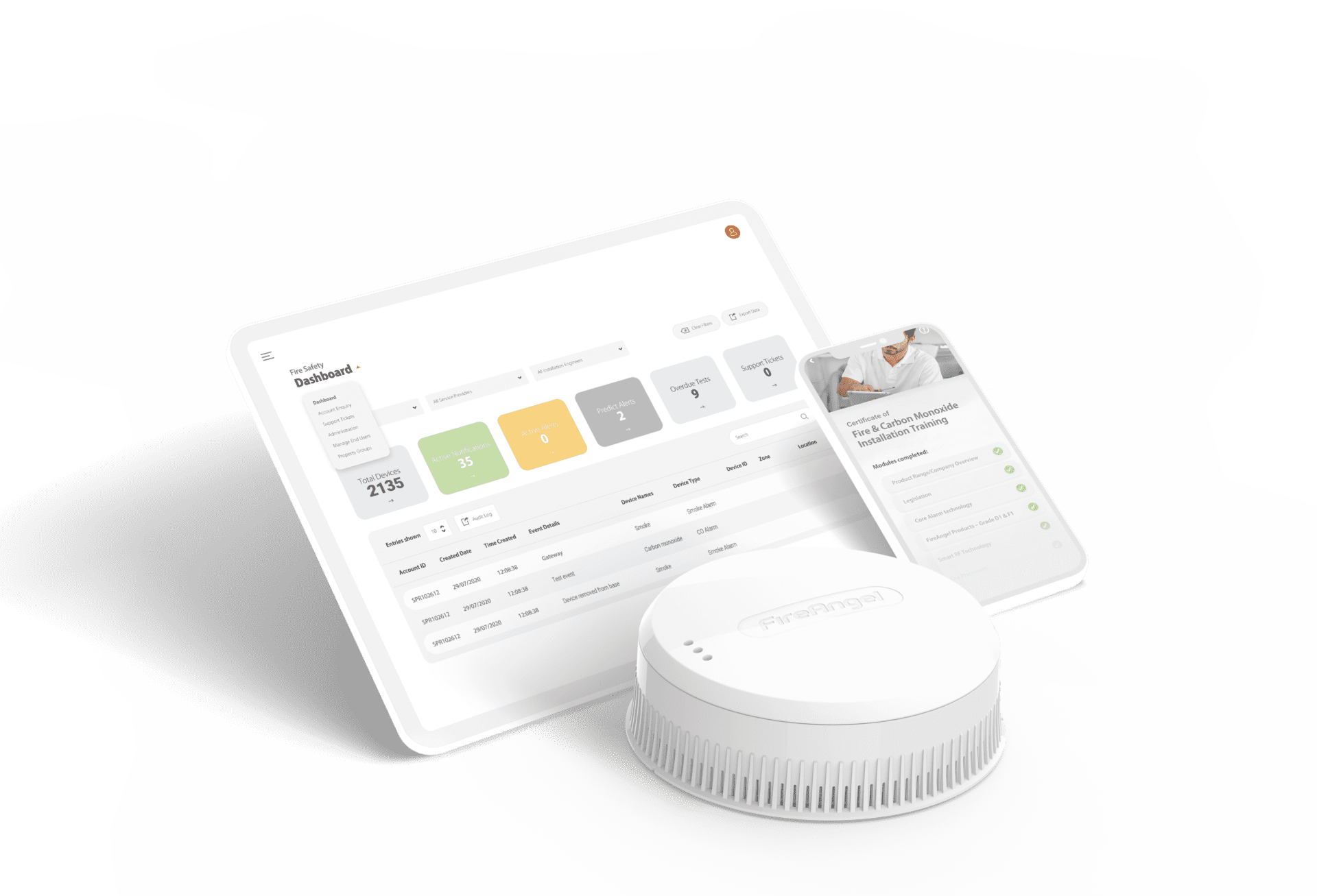 Image 'Dashboard 3' (FireAngel Connected)