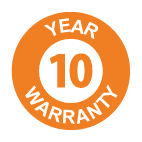 10 Year Warranty