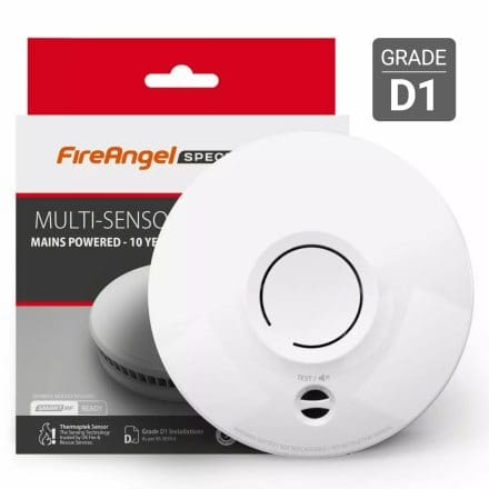 Specification 10 Year Multi‑Sensor Smoke Alarm, Mains Powered image