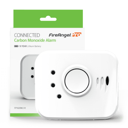 Pro Connected Smart Carbon Monoxide Alarm, Battery Powered image