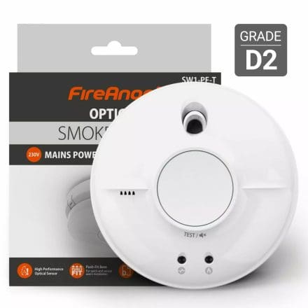 Optical Smoke Alarm with Push Fit Base image